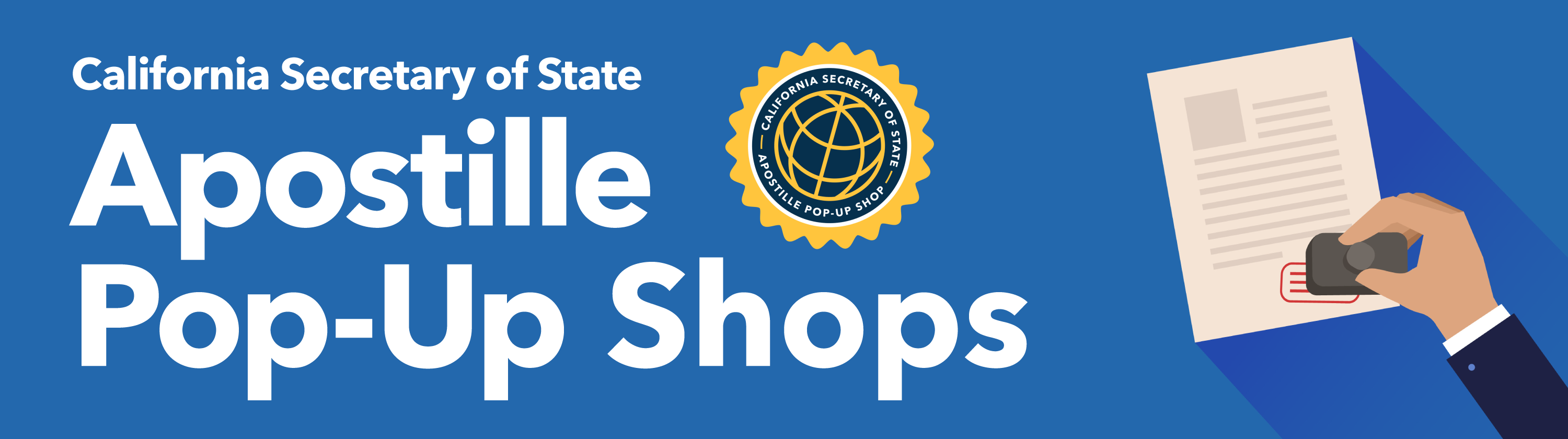 Apostille Pop-Up Shop